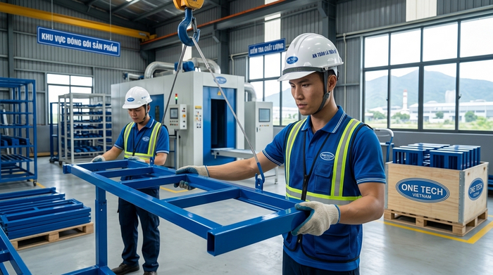 Bảo quản sản phẩm đã sơn tĩnh điện tại Đà Nẵng Bảo quản sản phẩm đã sơn tĩnh điện tại Đà Nẵng khi vận chuyển và lắp đặt