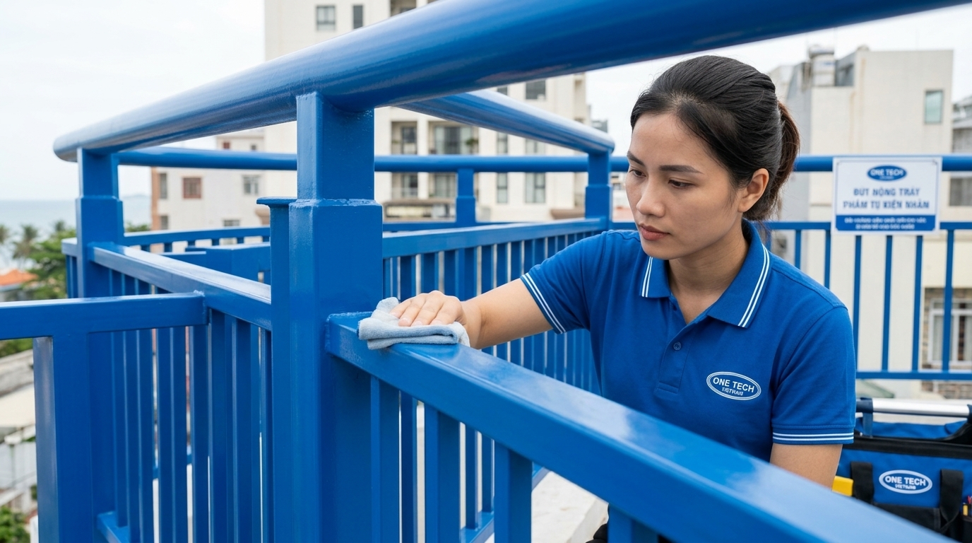 Cách bảo trì sơn tĩnh điện trong môi trường nóng ẩm Bảo trì sơn tĩnh điện ngoài trời tại Đà Nẵng để hạn chế bong tróc