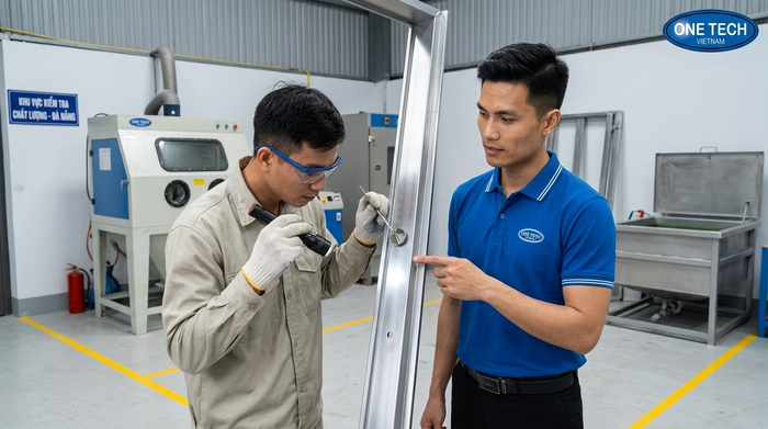 Quy trình tẩy sơn tĩnh điện Đà Nẵng từ khảo sát đến kiểm tra bề mặt