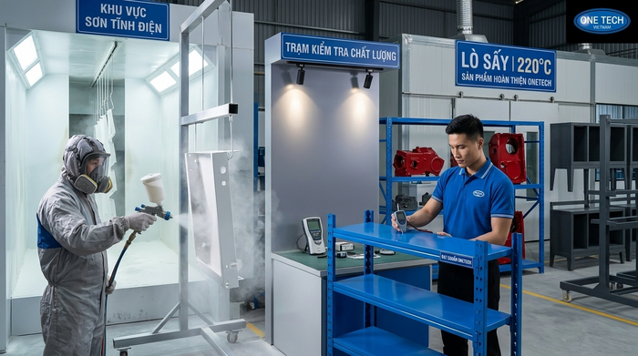 Ứng dụng sơn tĩnh điện trong sản xuất tại Đà Nẵng Ứng dụng và kiểm soát chất lượng sơn tĩnh điện trong sản xuất tại Đà Nẵng