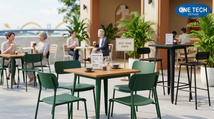 Sơn tĩnh điện bàn ghế cafe Đà Nẵng Bàn ghế cafe khung sắt sơn tĩnh điện tại Đà Nẵng