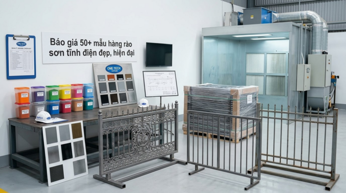 Giá sơn tĩnh điện hàng rào Đà Nẵng phụ thuộc vào nhiều yếu tố Các yếu tố ảnh hưởng đến báo giá sơn tĩnh điện hàng rào Đà Nẵng