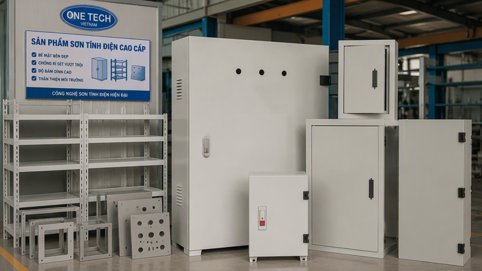 Sơn tĩnh điện OneTech Đà Nẵng Sơn tĩnh điện OneTech Đà Nẵng cho sản phẩm kim loại